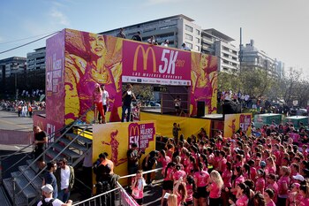 La carrera tuvo una amplia