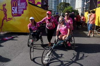 Todas estuvieron invitadas a correr