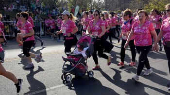 Hasta bebes pudieron participar de