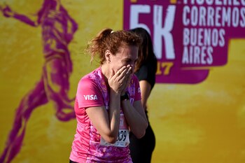 La emoción de terminar la