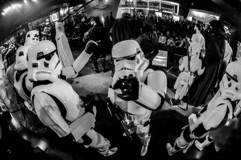 Los Stormtroopers en el desfile