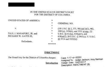 La acusación contra Manafort y