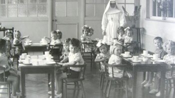 Niños irlandeses en los orfanatos