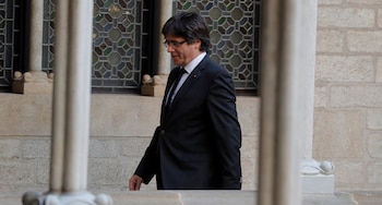 Carles Puigdemont, presidente destituido de