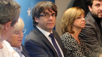 Puigdemont llegó el lunes a