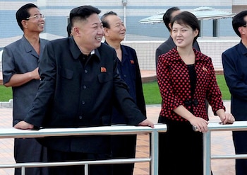 La esposa de Kim Jong Un,