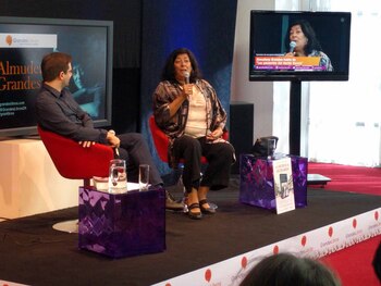 Almudena Grandes en el auditorio