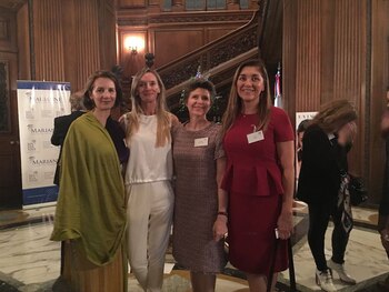 Dominique Biquard, Eugenia Botta, Margarita Melo de Vaquer y Silvia Taurozzi, las cuatro presidentes de Marianne desde el inicio de la asociación en 2010