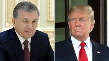 Mirziyoyev y Trump