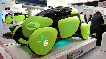 Los paneles verdes sirven como