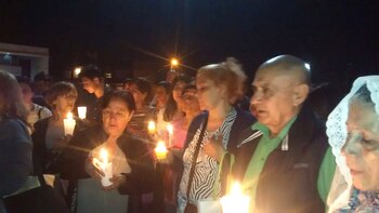 Algunos de los fieles