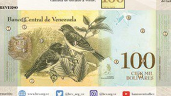 El nuevo billete de 100.000