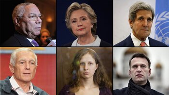 Colin Powell, Hillary Clinton, John