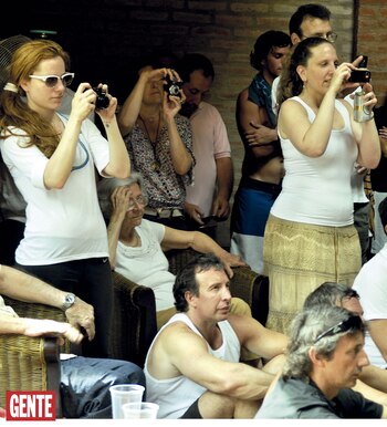 Agustina Kämpfer , su novia