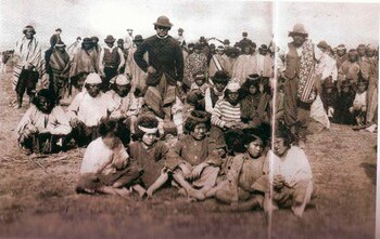 El cacique Sayhueque con parte