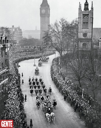 Una vista de la multitud