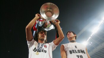 Con el Milan ganó dos