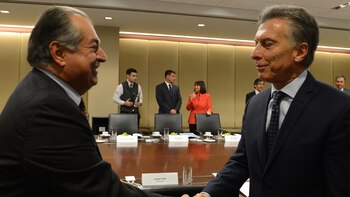 Macri con el CEO de