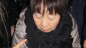 Chisako Kakehi durante una audiencia