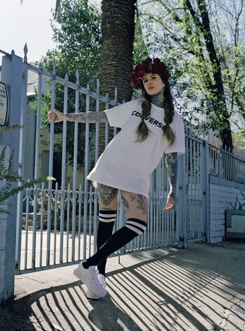 Cande posa para una campaña