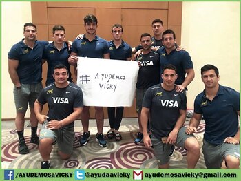 .La campaña #AyudemosaVicky incluyó varios