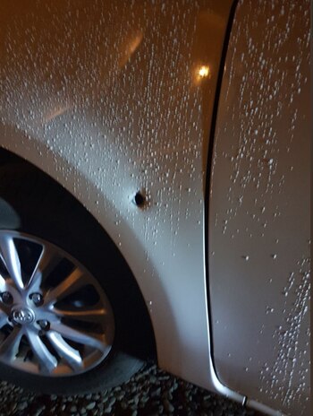 Una de las balas que