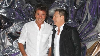 Gustavo Bermúdez y Adrián Suar.