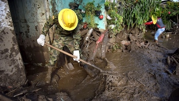 Las intensas lluvias provocaron una