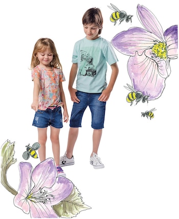 Paz: remera con flamencos ($ 220)