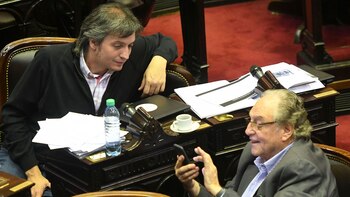 Los diputados Máximo Kirchner y