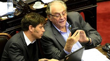 Los diputados Kicillof y Heller