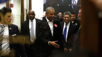 Barack Obama se presentó a