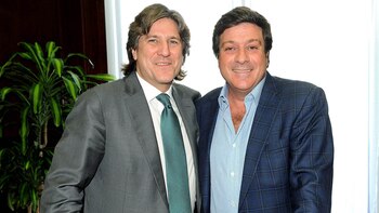Amado Boudou junto a Gabriel