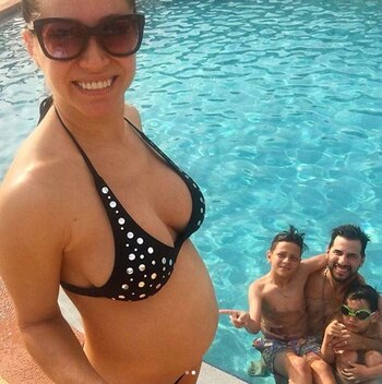 Embarazada de 18 semanas, Adabel