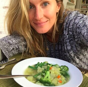 Gisele, toda una foodie de