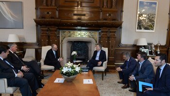 Macri recibió en la Casa