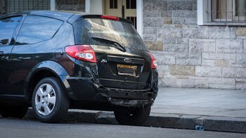 La parte trasera del Ford Ka