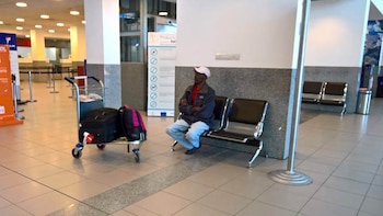 Fremont en el aeropuerto de