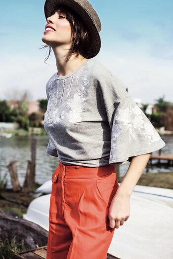 Buzo de algodón con mangas