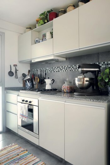 La cocina con una fusión