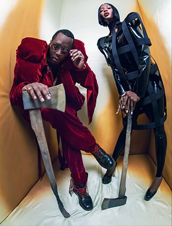 Puffy Diddy junto a Naomi