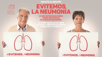 La campaña nacional contra la Neumonía, en afiche