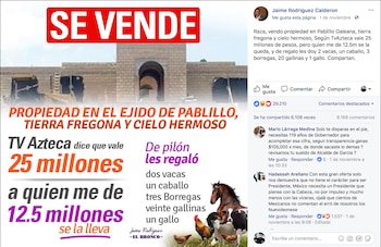 Avisa de venta de la