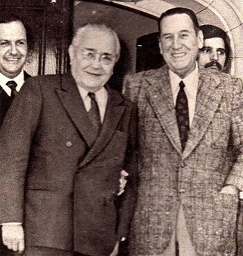 Ricardo Balbín (UCR) y Juan