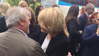 Daniel Adler, a la salida de la cumbre.