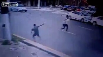 El momento del disparo