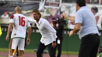 El francés Hervé Renard llevó a Marruecos al Mundial tras 20 años (AFP)