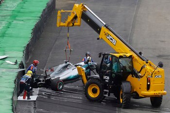 Una grúa debió remover el