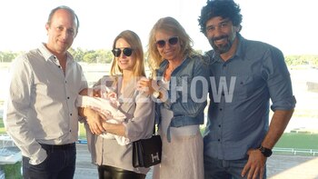 Martín Insaurralde junto a Jésica