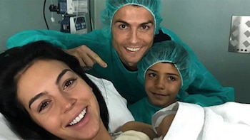 Ronaldo y Rodríguez son padres